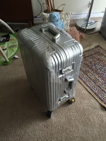 Brand New Travel Suitcase PC ABS Rolling Wheels Aluminum Hardside 1