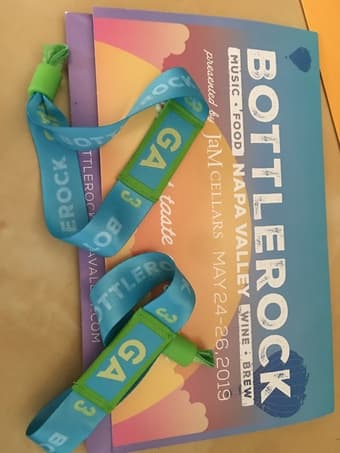 2 BottleRock 3Day GA Tickets! - $360 1