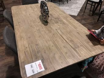 Living Spaces dining table+bench(Almost new) for sale 2