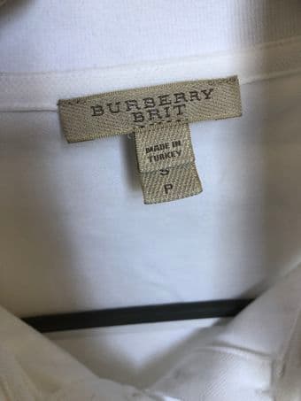 White Burberry Women's Polo - S/P 3