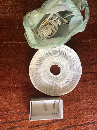 IKEA SOLLEFTEA Ceiling Lamp + Hemma cordset and lightbulb 2