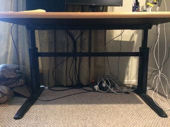 big desk (adjustable height) 2