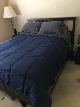 Free Queen Hemnes bed frame 1