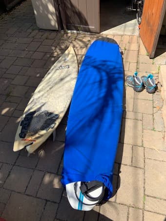 Surfboards, wetsuit, car surf straps ($200 everything or separate $$$) 3