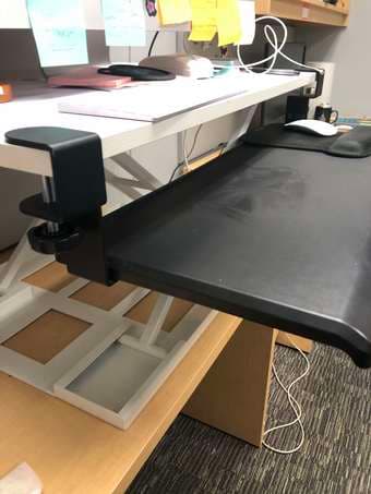 Adjustable Standing Desk & Keyboard Platform 1