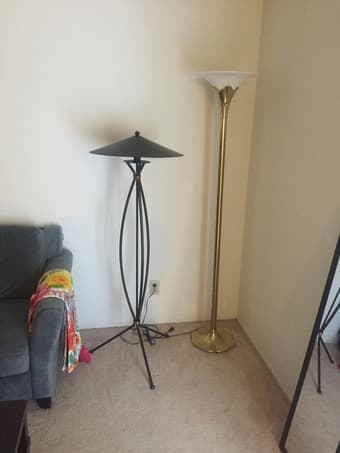 Moving sale - dining table and chairs, lamps, desk, coffee table 1