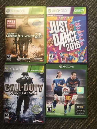 Xbox One with Kinect and games 3