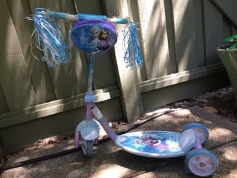 Girl's scooter 1