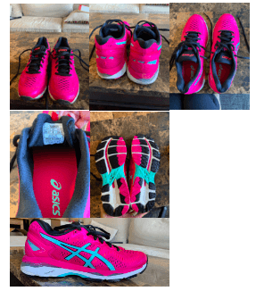 Running Sneakers - Women Size 8 (Asics) - originally $102 1