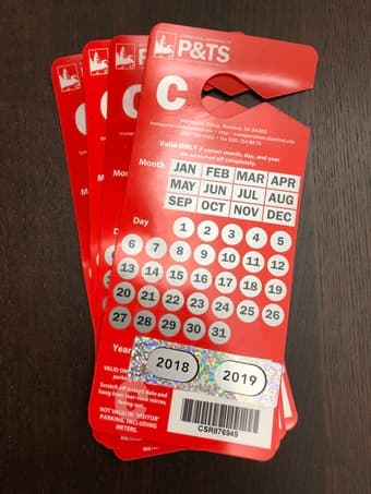 C scratcher parking permits 1