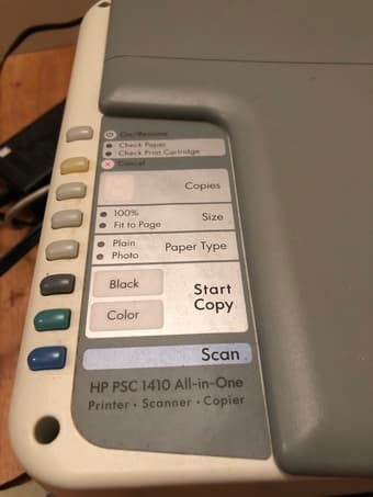 HP PSC 1410 All-in-One printer 2