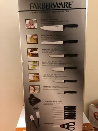 Knife block set 3
