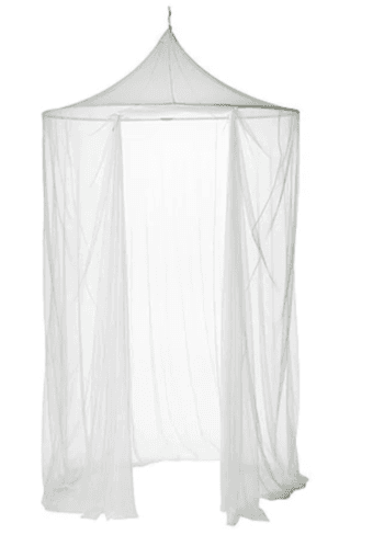 Ethereal White Ikea Net (good for bedrooms) 59" 2