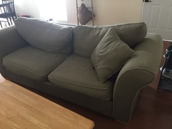 Cheap couch and coffee table! 1