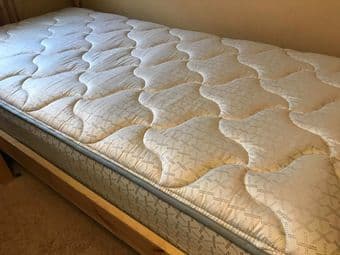 Twin bed and mattress 1