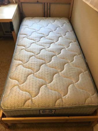 Twin bed and mattress 3