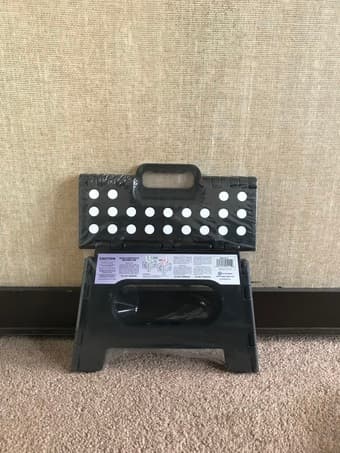 Two folding step stools 2