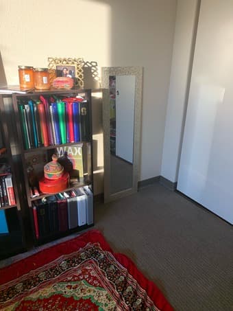 Gold border full length mirror 1