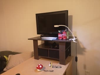two tier coffee table with storage 1