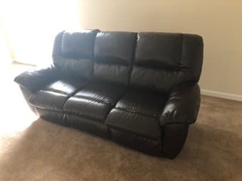 Couch with reclining seats 1