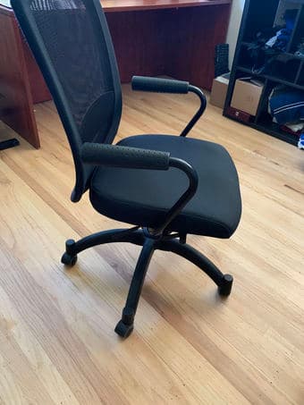 Huge Desk + Rolling Desk/Office Chair 3