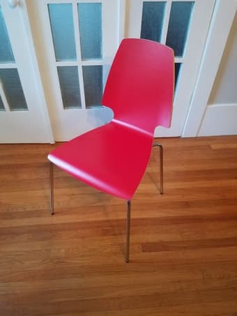 4 Ikea Vilmar Dining Chairs 1