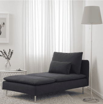 Ikea SÖDERHAMN sofa, dark gray 3