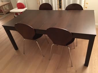 Dinning table and chairs + Bar table and stools 1