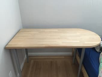 Wooden Desk / Table - Adjustable height 1