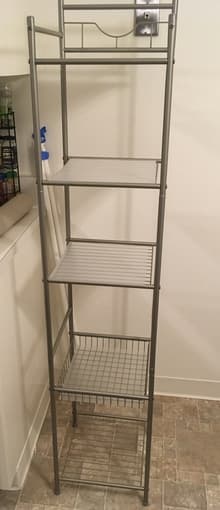 Bathroom  5-shelf tower 2