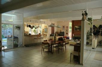 Furnished room w priv patio entrance in large modern house w pool 1