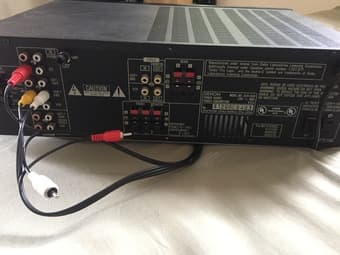 Receiver + 2 speakers + free CD player 2
