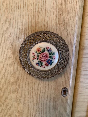 Vintage wooden wardrobe closet 2