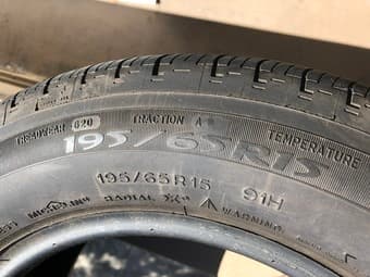 New Michelin tire (195/65R15 91H) for sale- $35 3
