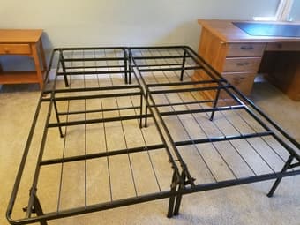 Ikea queen size metal frame 1