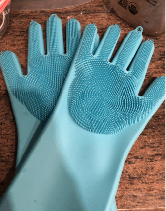 Dish wash gloves 1