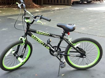 BMX bike 20" Used + Lights & Lock 2
