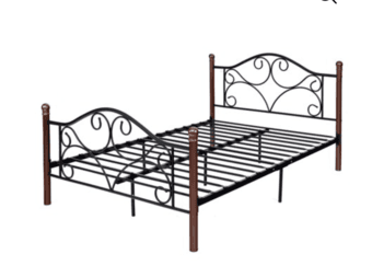 Queen size bed & 8" memory foam mattress 1