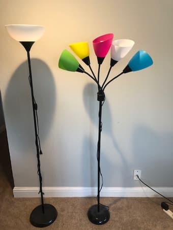 2 Floor Lamps 1
