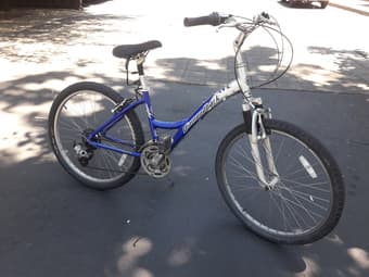 Blue mountain bike 26" 1