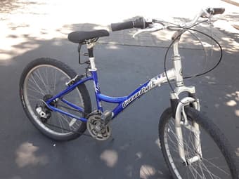 Blue mountain bike 26" 2