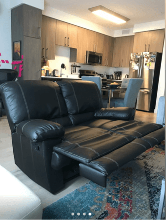 Edgar Reclining Loveseat 1
