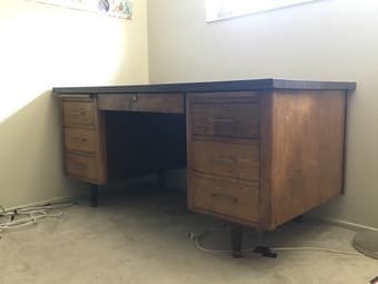 wooden desk 2