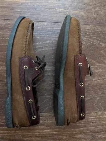 Men's Authentic Sperry Boatshoe - Brown - Size 10.5 2