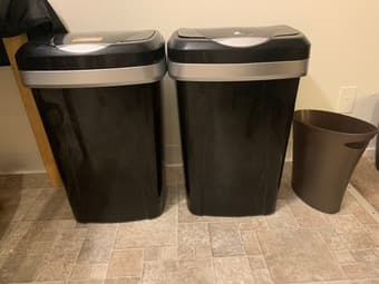 Iron, steamer, trash can, laundry basket 3