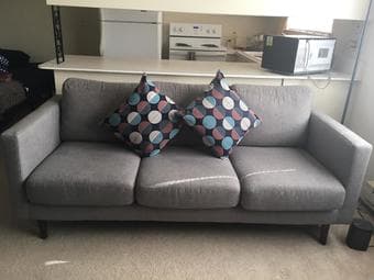 Very good modern mid-century 3-seat sofa 1