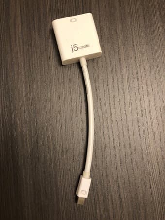 Network and video connectors for Apple laptop 1