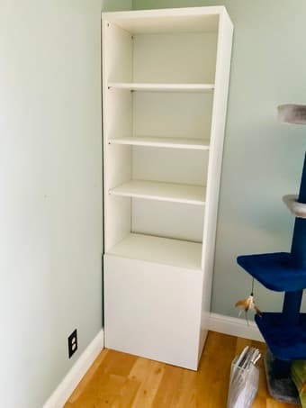 LIKE NEW Large White Cabinet (190 x 60 x 40.5 cm) 2