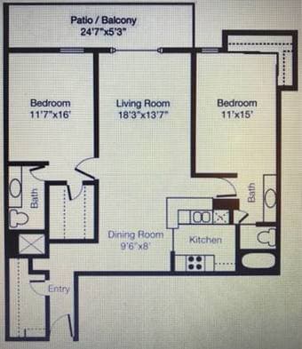 Room with private bath in 2br/2ba August 9 - September 1 1