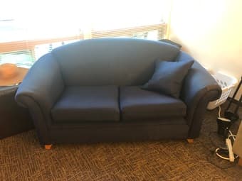 Moving sale (bed frame, couch, patio, tv stand etc) 2